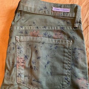 Citizens of humanity flower jeans